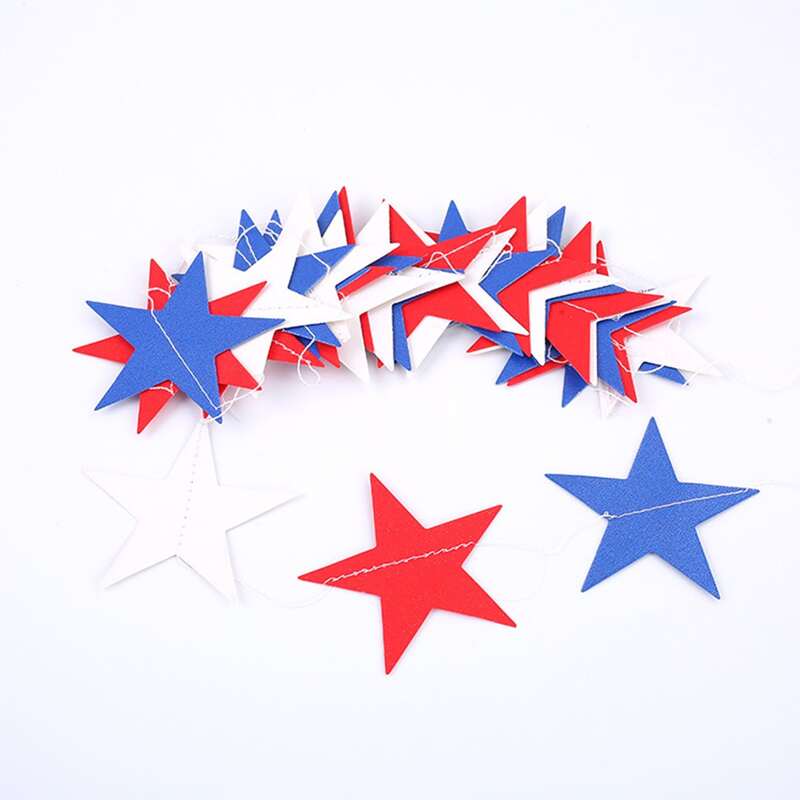 

1pc Star String Decoration, Blue