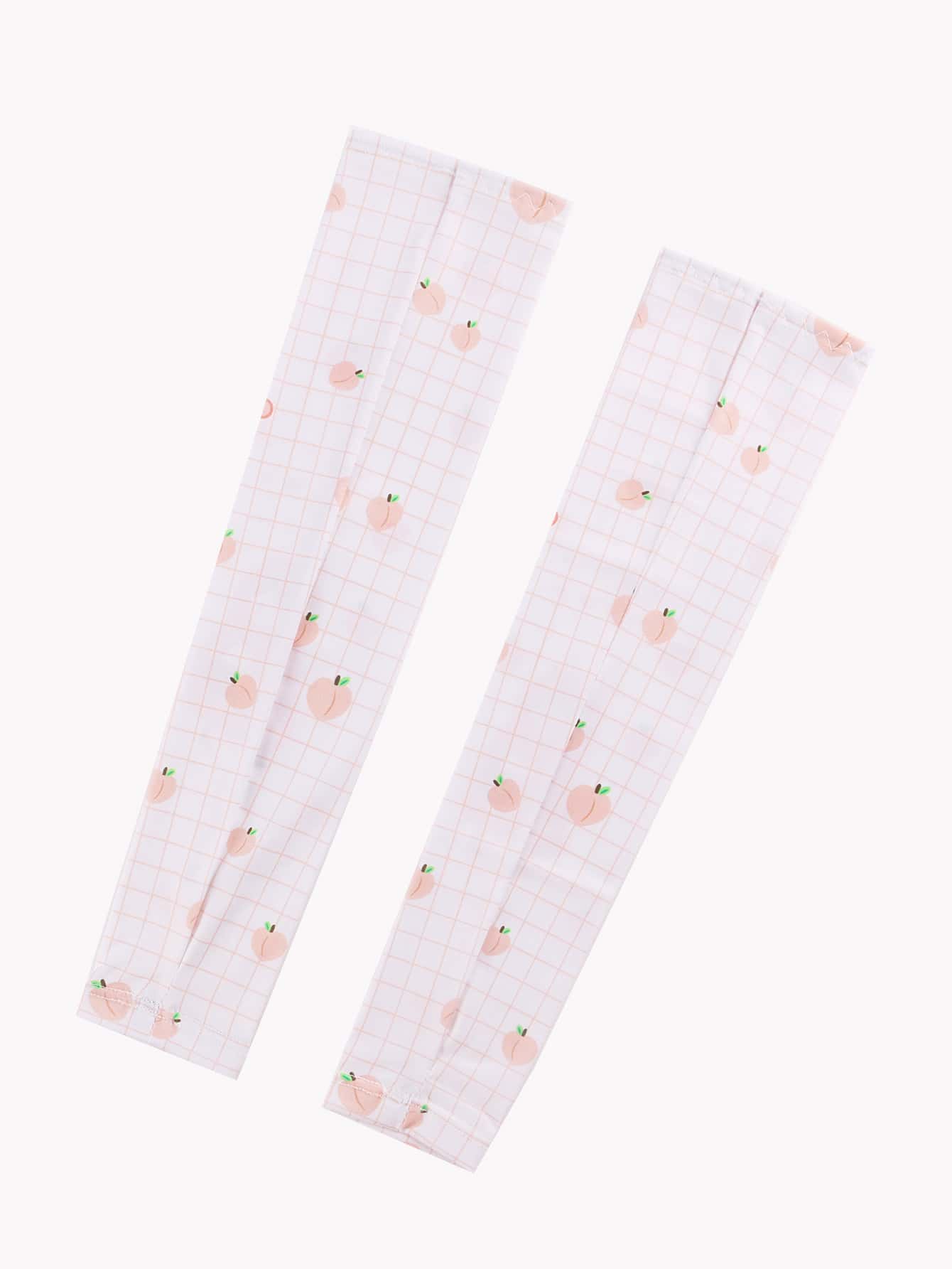 Niñas mangas de brazo con estampado de dibujos animados - Multicolor - Añade 2