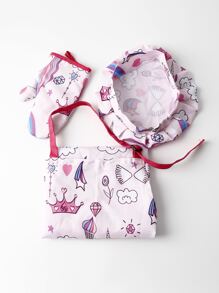 3 chiếc tạp dề in hình kỳ lân & mũ nướng & găng tay lò nướng, nhà bếp, phòng tắm, gia đình, nhà cung cấp đồ gia dụng - Nhiều màu - Xem 3