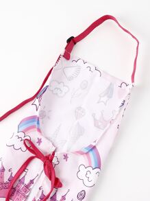 3 chiếc tạp dề in hình kỳ lân & mũ nướng & găng tay lò nướng, nhà bếp, phòng tắm, gia đình, nhà cung cấp đồ gia dụng - Nhiều màu - Xem 4