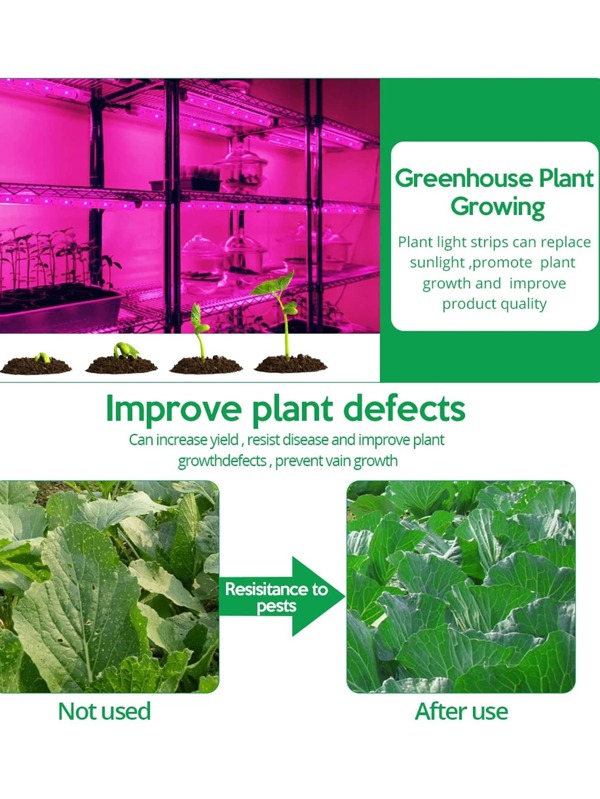Plant Grow LED Strip Light, Plant Growth Light Strip For Home, Garden
