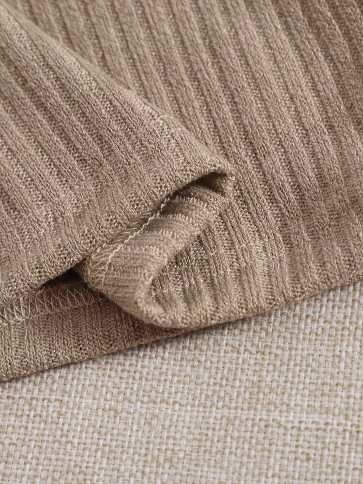 SHEIN EZwear 3 Packs Rib-Knit Tank Top - Multicolor - View 3