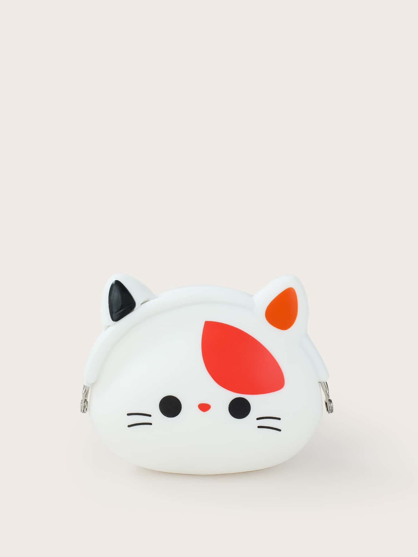Monedero con diseño de gato - Blanco - Ver 1