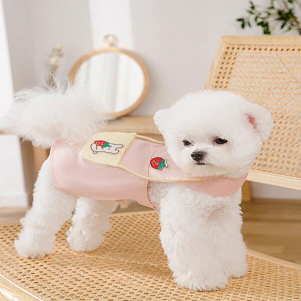 

Strawberry Patch Pet Dress, Pink