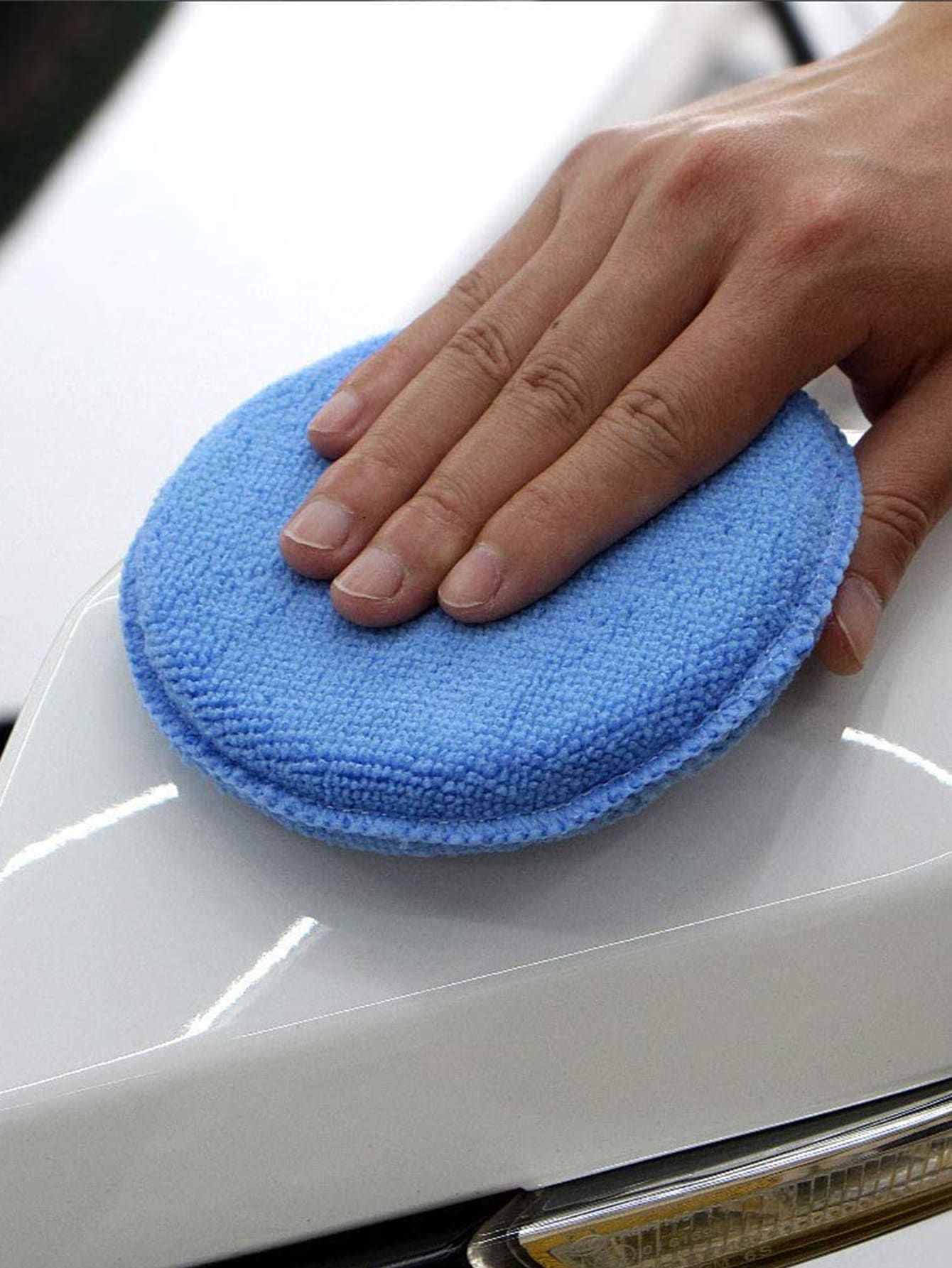 Miếng bọt biển tẩy lông ô tô - Màu xanh lam - Xem 1