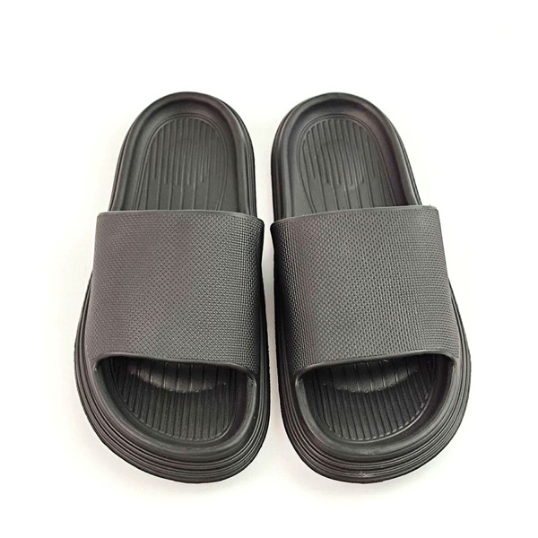 

Men Minimalist Shower Slippers, Black