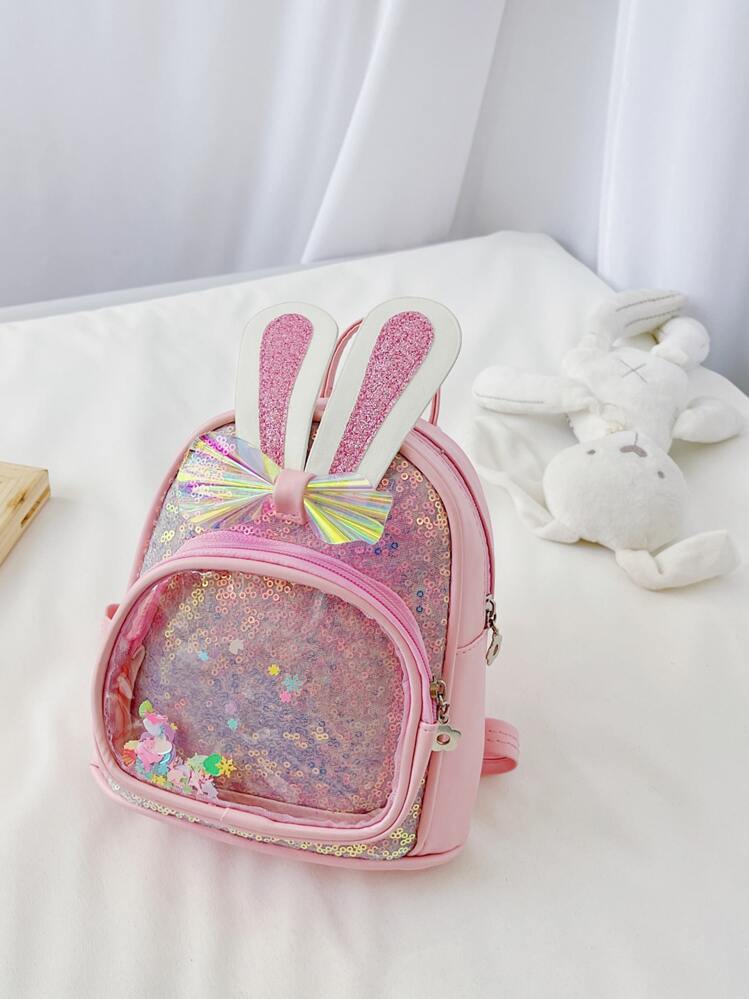 Mochila de niñas con lentejuelas - Rosa - Añade 1