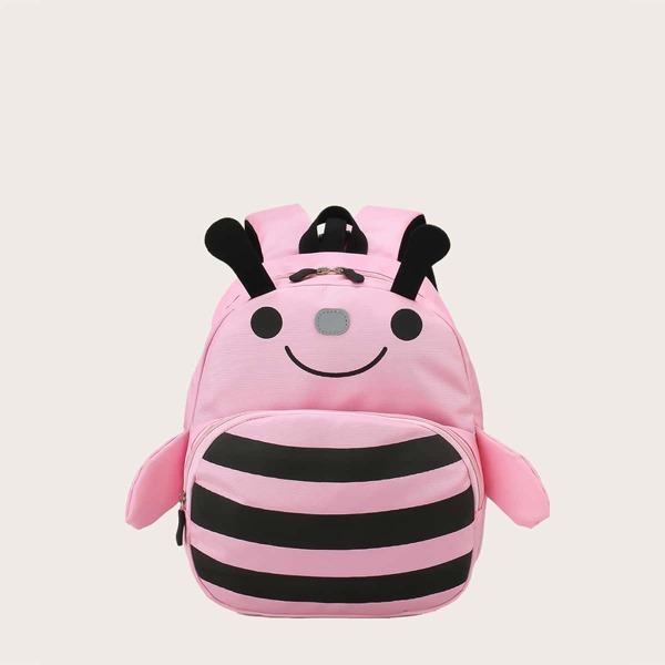

Girls Bee Design Backpack, Pink
