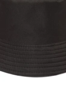 Mũ xô có thể đảo ngược trơn - màu đen - Xem 2