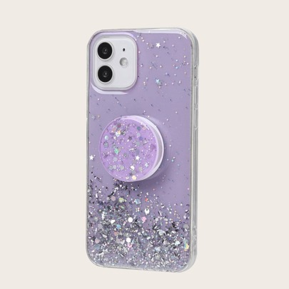 Glitter Phone Case With Stand-out Phone Grip
