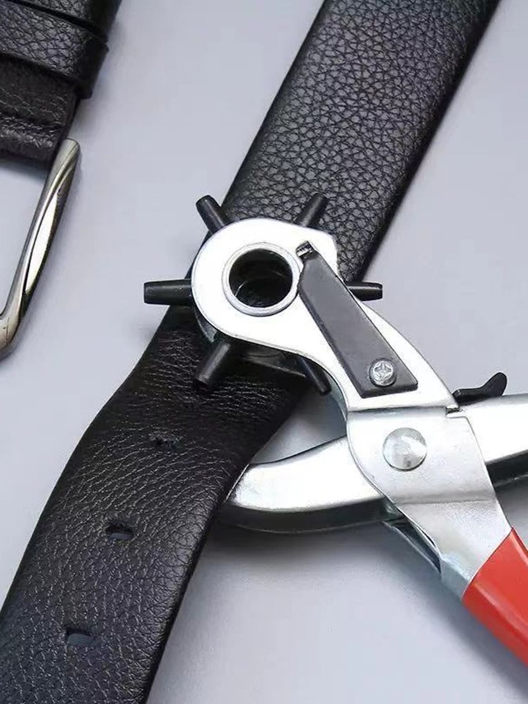 1pc Belt Hole Puncher - Silver - View 1
