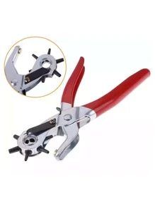 1pc Belt Hole Puncher - Silver - View 3