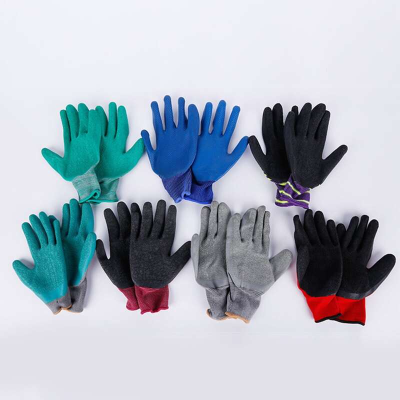 

1pair Nylon Non-slip Gloves, Multicolor