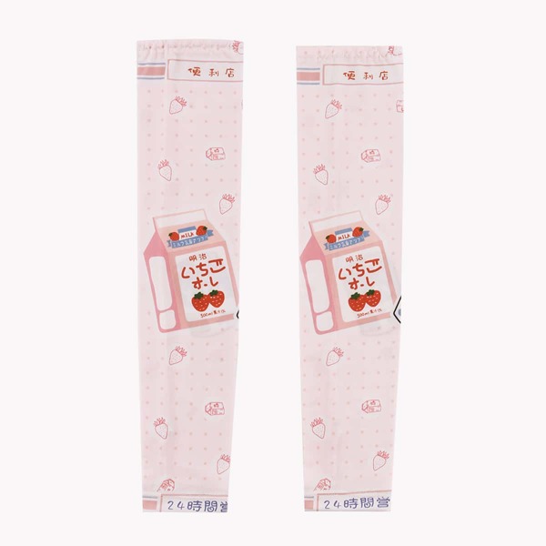 

Girls Fruit Print Arm Sleeves, Multicolor