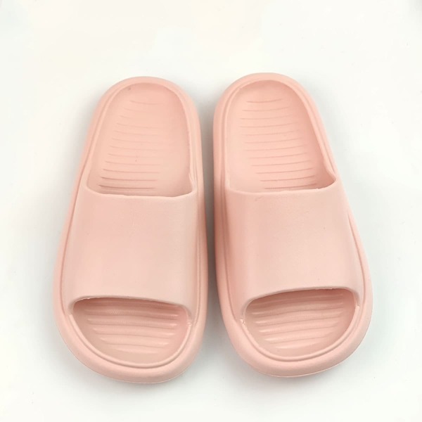 

Minimalist Open Toe Slides, Pink