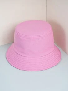 Y2k Unisex thêu chữ Babygirl Mũ chống nắng thời trang, trang phục thường ngày ngoài trời - Hồng - Xem 4