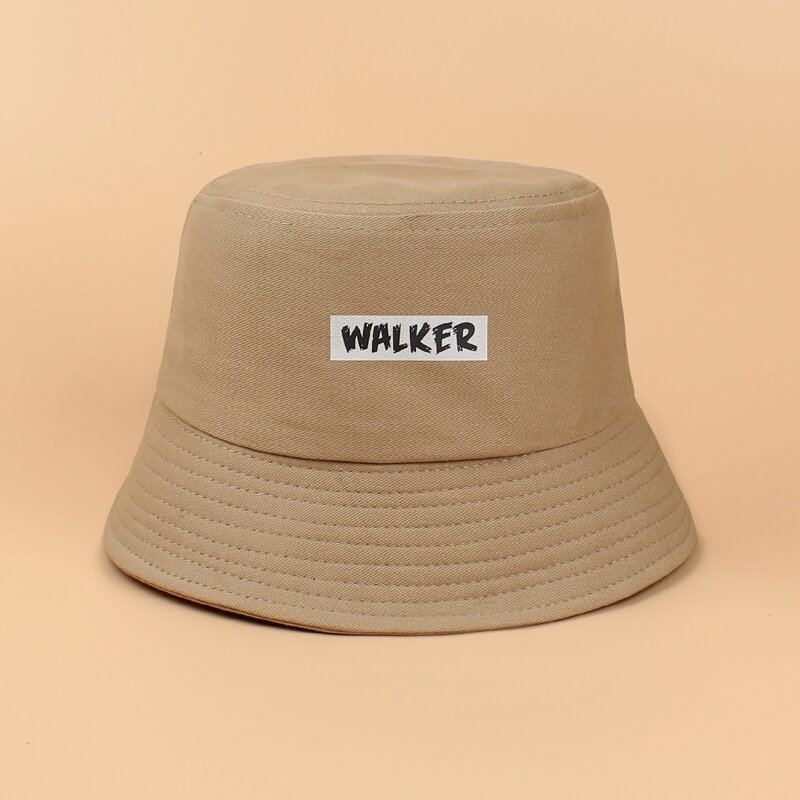 

Letter Graphic Bucket Hat, Khaki