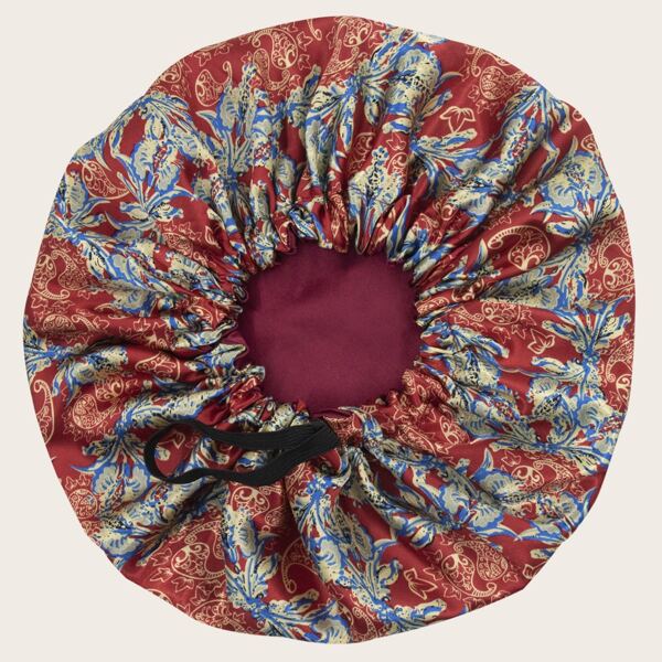 

Paisley Print Hair Bonnet, Multicolor