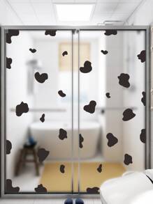 牛印花牆貼 - 黑色 - 查看 3