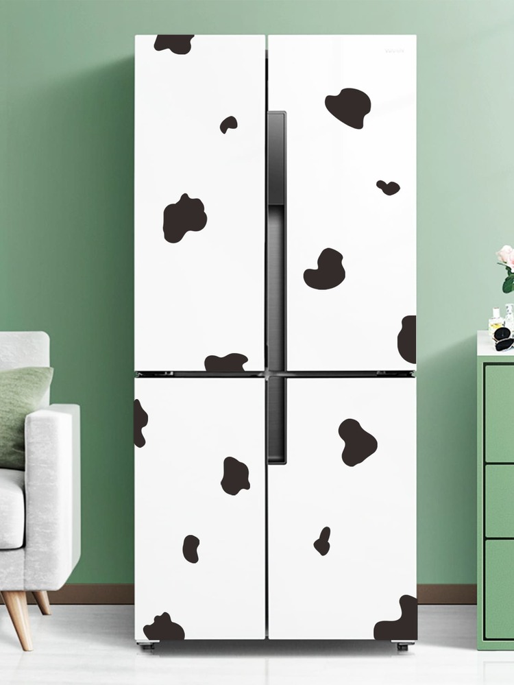 牛印花牆貼 - 黑色 - 查看 5