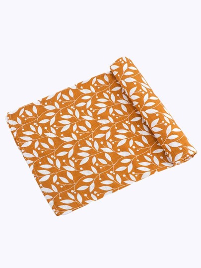 Baby Leaf Print Blanket