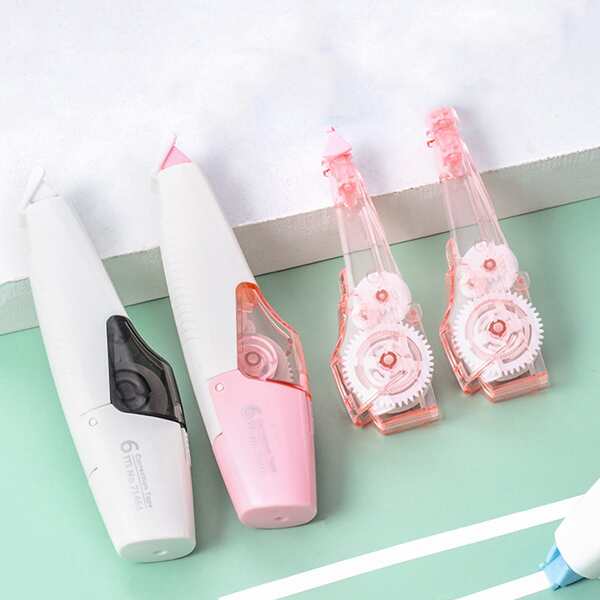 

1pc Random Correction Tape & 2pcs Replacement, Multicolor