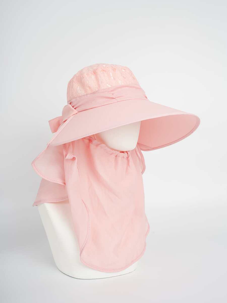 หมวกกันแดด - สีชมพู - ดู 1