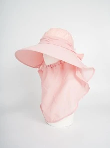 หมวกกันแดด - สีชมพู - ดู 3