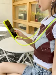 Apple Crossbody Phone Case Solid Phone Case With Lanyard Waterproof Shockproof Anti-Fall Scratch Resistant