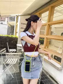 Apple Crossbody Phone Case Solid Phone Case With Lanyard Waterproof Shockproof Anti-Fall Scratch Resistant