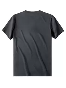 男士幾何和字母圖案T恤 - 深灰色 - 查看 2