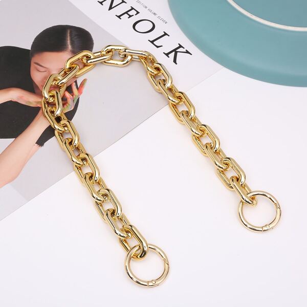

Chain Design Bag Strap, Gold