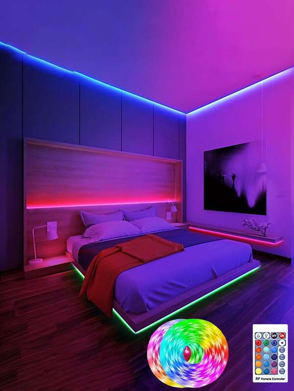 BASIC LIVING 1pc Waterproof LED Background Light Strip