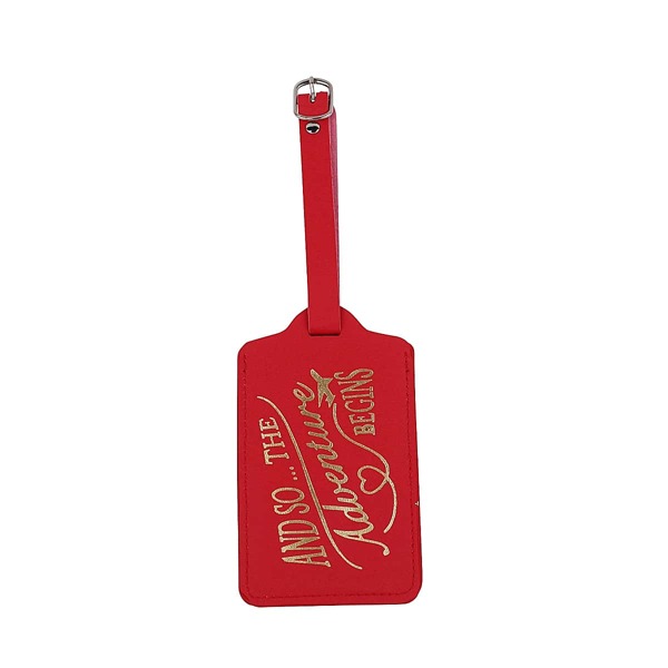

Letter Graphic Luggage Tag, Red