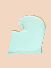 1 Mũ Ballaclava màu trơn nhanh khô và co giãn cho nam, thích hợp cho du lịch hàng ngày và kết hợp thể thao - Màu xanh Bạc hà - Xem 2