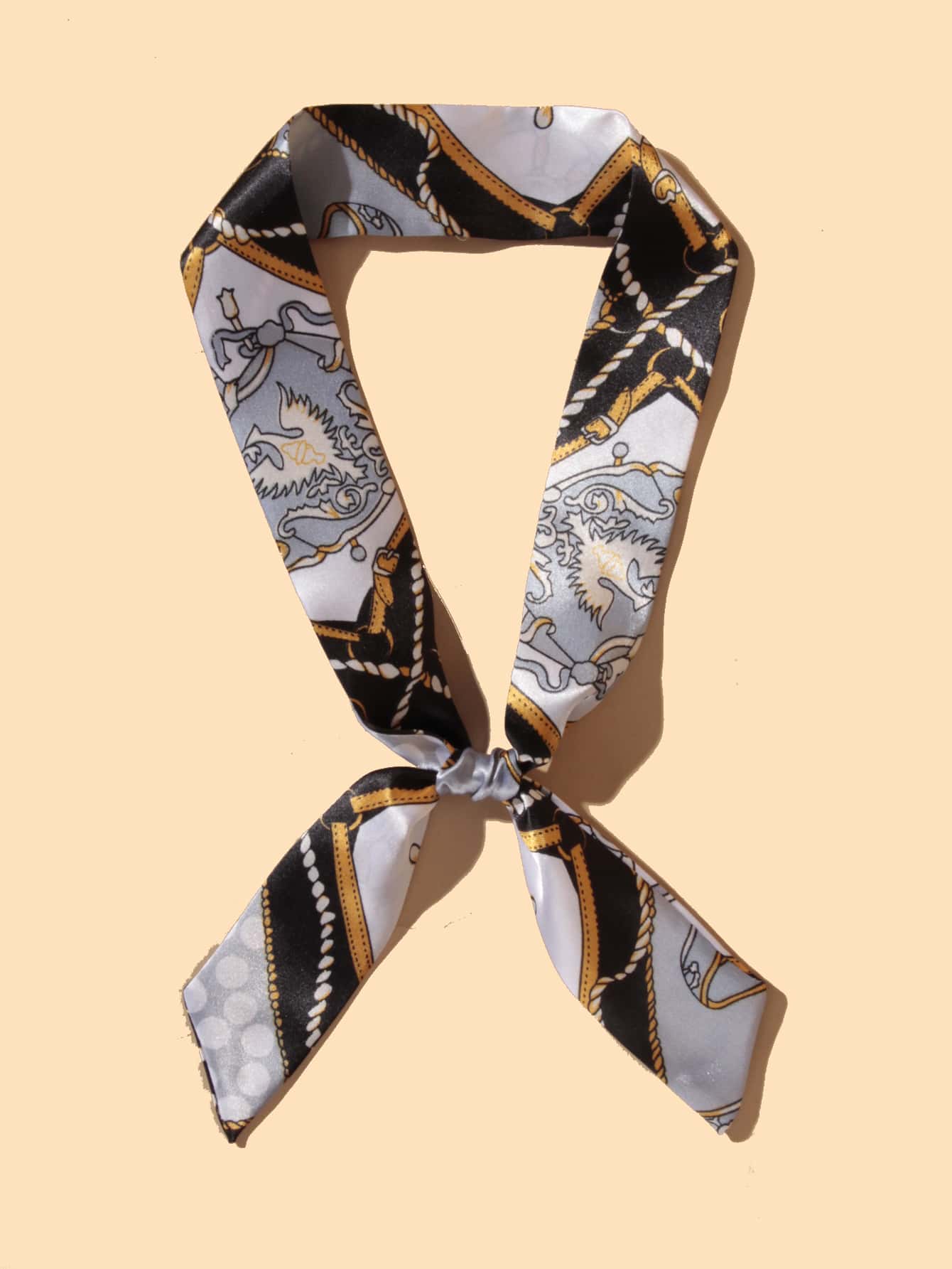 Polka Dot Print Scarf - Multicolor - View 1