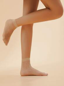 10pairs Polka Dot Socks - Apricot - View 3