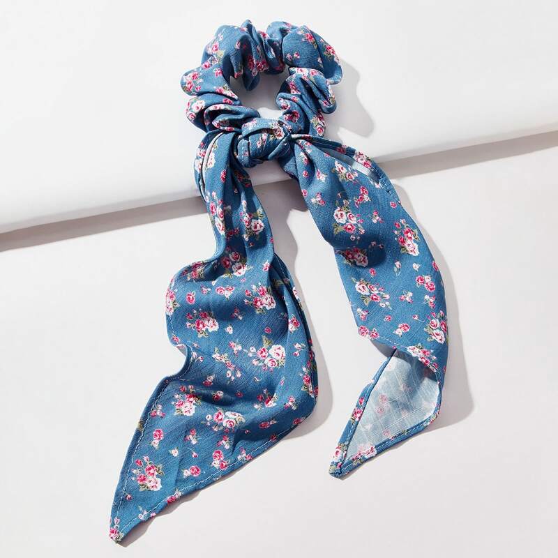 

Ditsy Floral Print Scarf Hair Tie, Multicolor