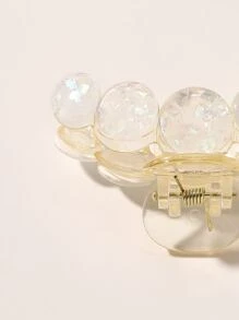 3pcs Acrylic Hair Claw - Multicolor - View 3