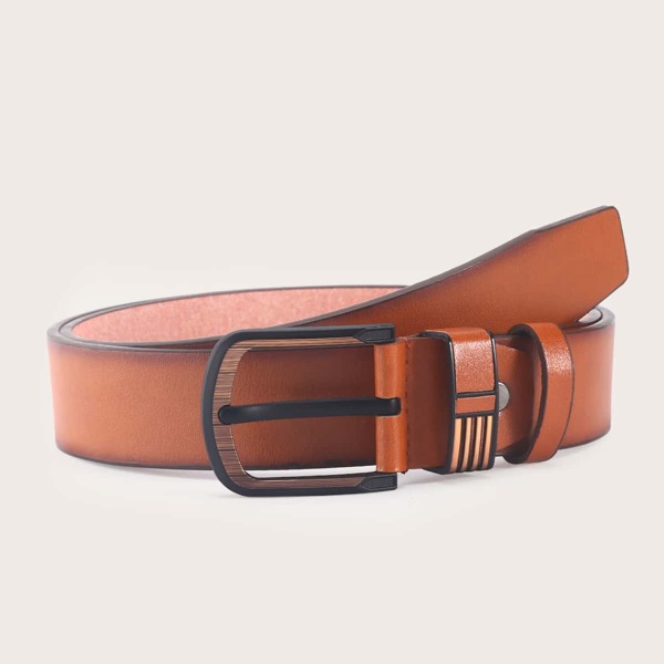 

Men Simple Belt, Camel