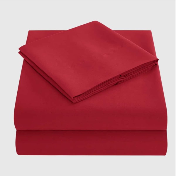 

Solid Color Sheet Sets Without Filler, Burgundy