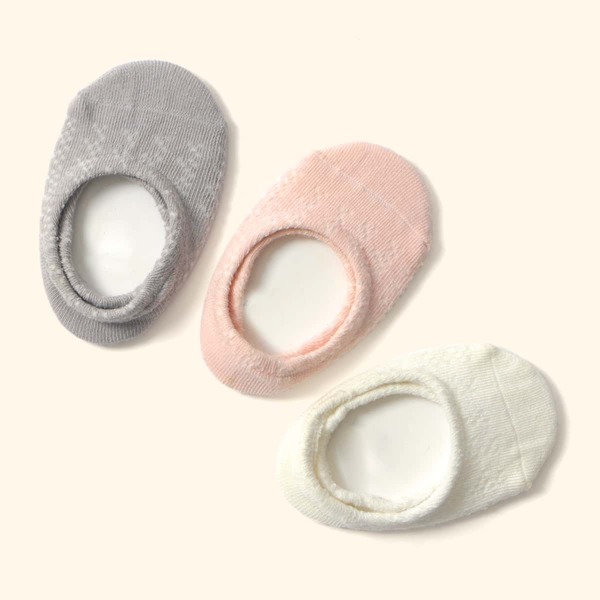 

3pairs Baby Solid Socks, Multicolor