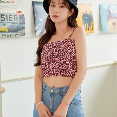 주름 표범 무늬 캐미 탑, 보헤미안 탑