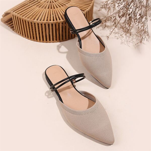 

Point Toe Flats, Apricot
