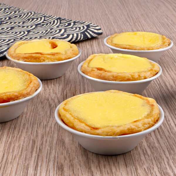 

5pcs Egg Tart Mold, Silver