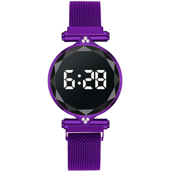 

Электронные часы с сетчатым ремешком