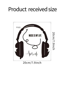 Tai nghe In công tắc đèn - màu đen - Xem 2