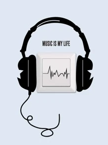 Tai nghe In công tắc đèn - màu đen - Xem 6