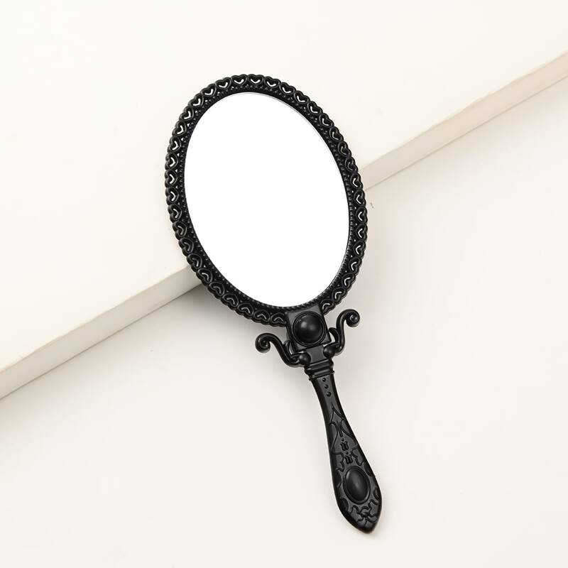 

Foldable Makeup Hand Mirror, Black
