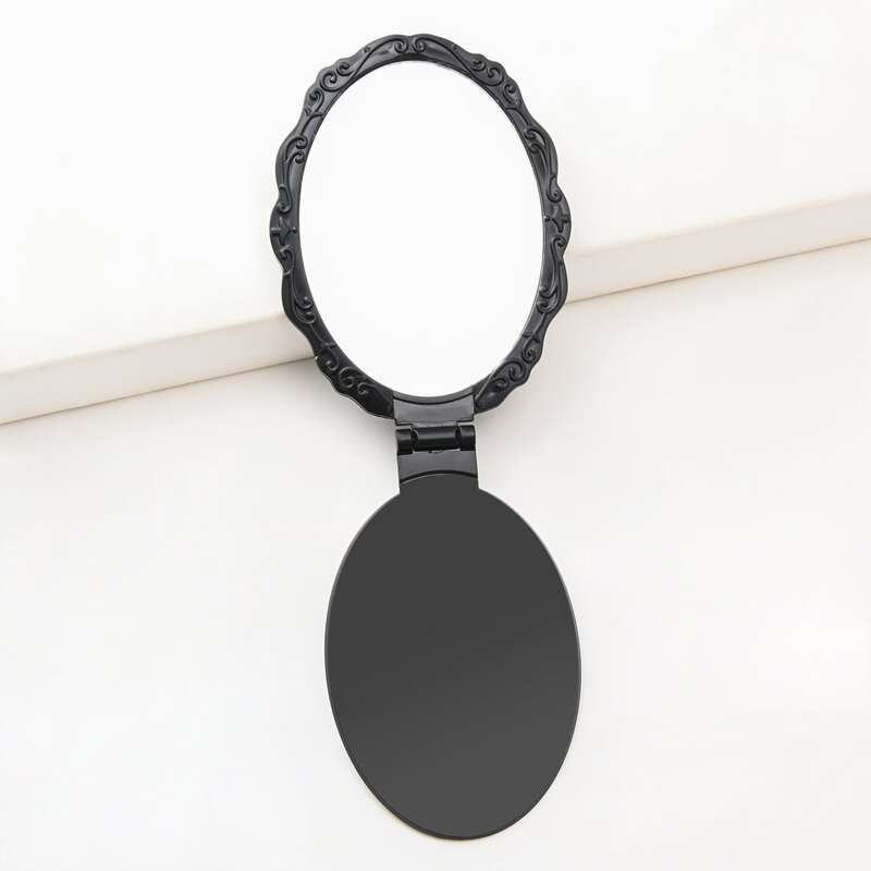 

Foldable Makeup Hand Mirror, Black